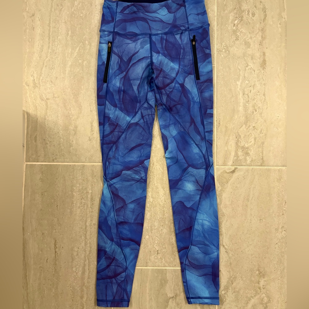 lululemon athletica align Blue Patterned Leggings